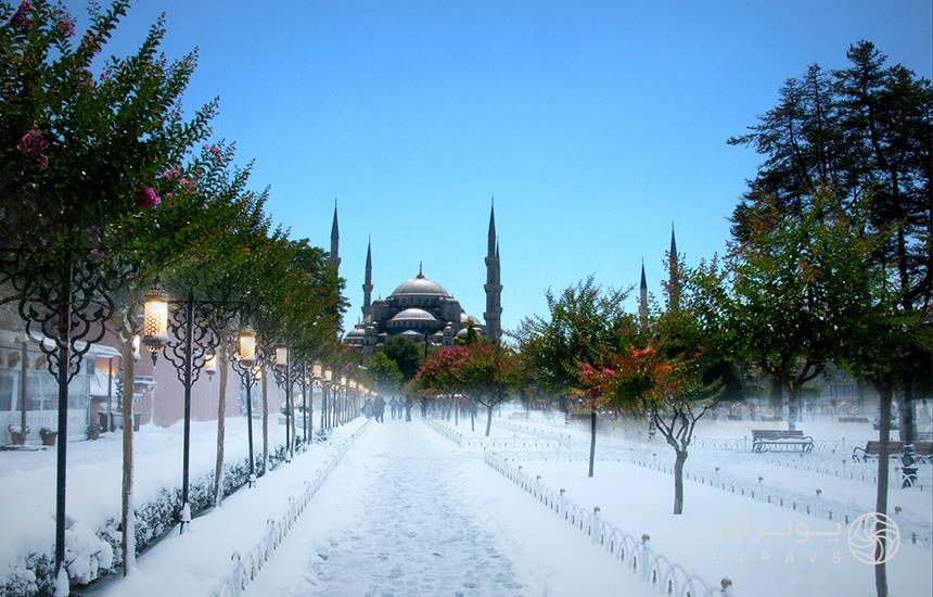 آب‌و‌هوای استانبول در کریسمس